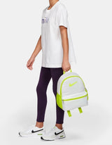 Mini Mochila Nike Brasilia JDI AIR Blanca/Verde Atómica