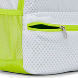 Mini Mochila Nike Brasilia JDI AIR Blanca/Verde Atómica