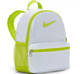 Mini Mochila Nike Brasilia JDI AIR Blanca/Verde Atómica